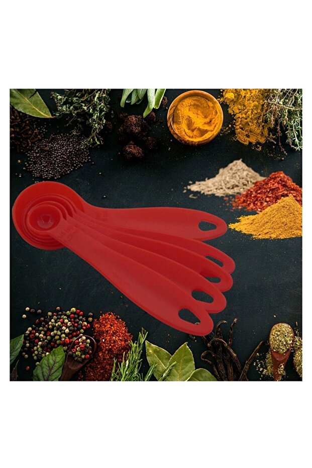 Five Size Kitchenware Spoons - 1