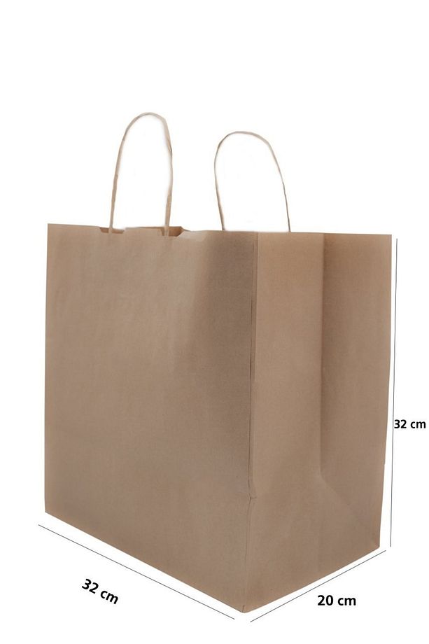 Kraft Kağıt Çanta 20*32*32 Cm (25'li Paket) - 1