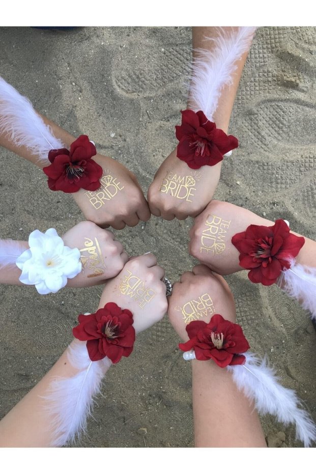 5 Pieces Bride To Be Bridesmaid Bracelet Bridal Bracelet Wedding Henna Night