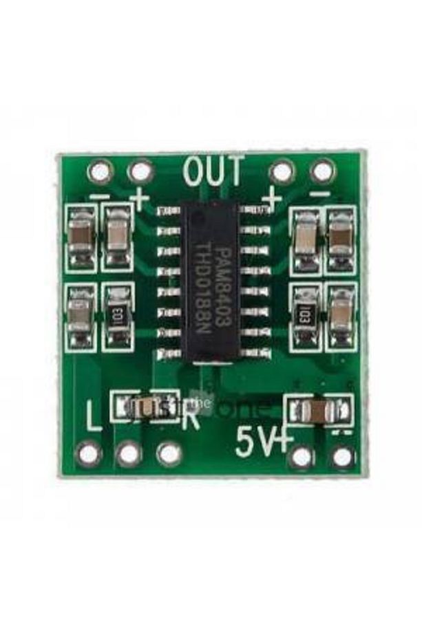 3 Adet Dijital 2x3 W Rms uyumlu  Pam 8403 5v Stereo Anfi Devresi Amfi - 1