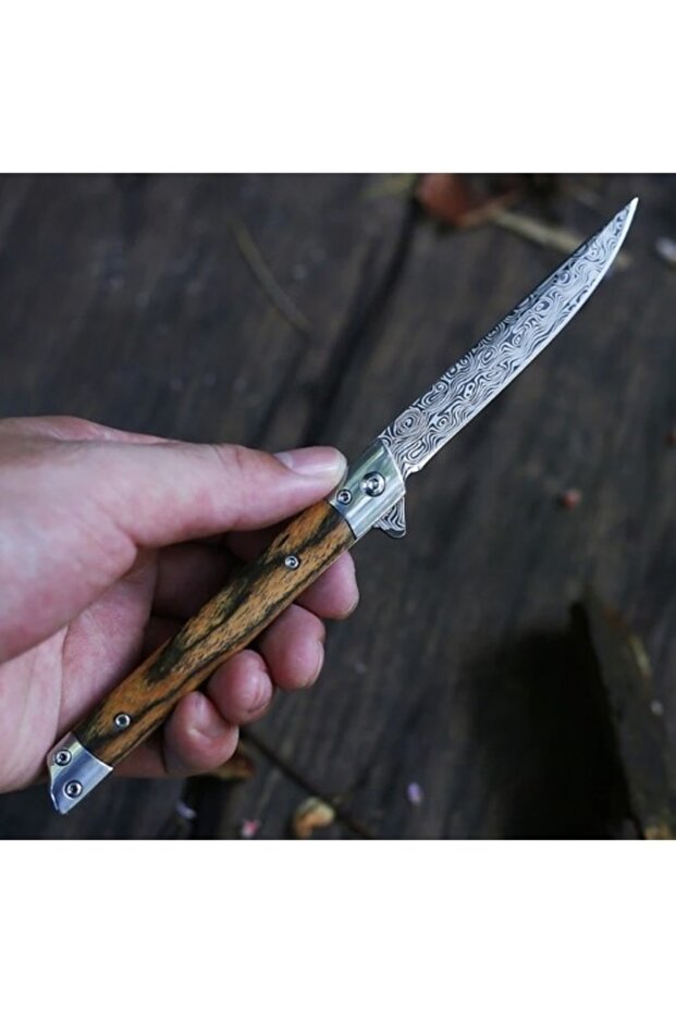 M390 Çakı Şam İşlemeli - 1