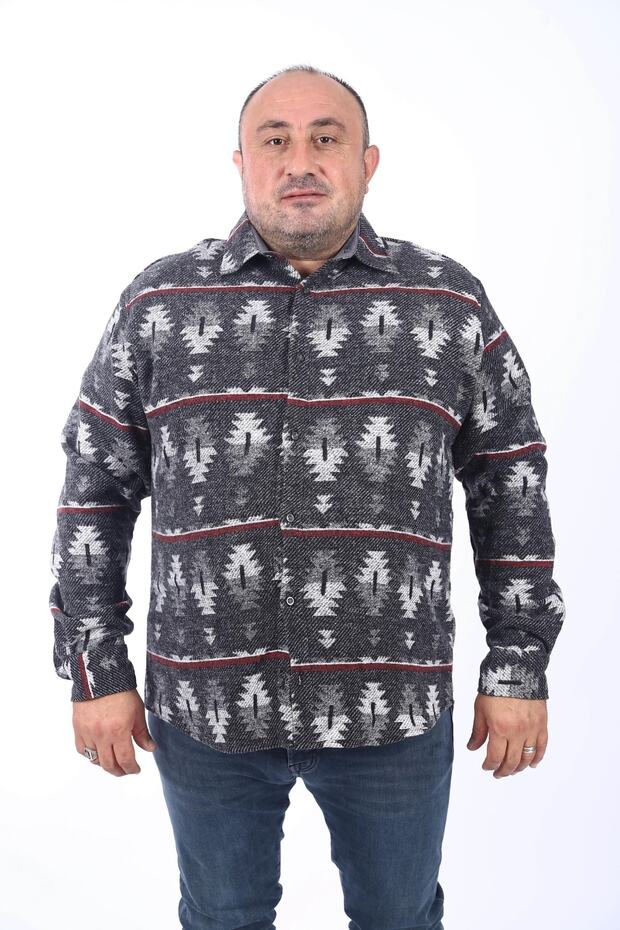Lumberjack Shirt Mc Three Rug Print 22212-black