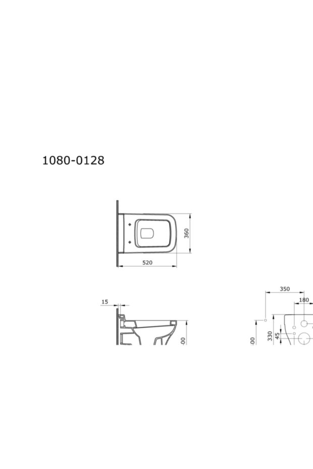 Scala Asma Klozet + Droplast Soft Close Kapak - 2