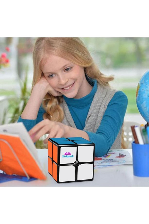 Speed Zeka Küpü Seti Pyraminx,2x2 Akıl Küpü Rübik Küp Speed Küp - 7