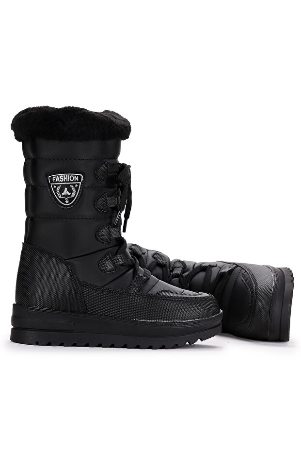 995 Girls Snow Boots Shoes with Thermal Fur Inside