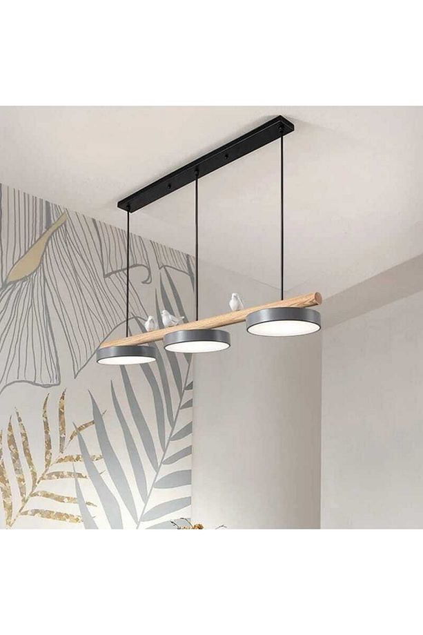 Modern Led Woad Avize - 2