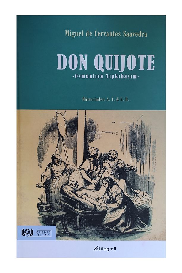Don Quijote - Osmanlıca Donkişot/ Osmanlıca Tıpkıbasım Ciltli - 1