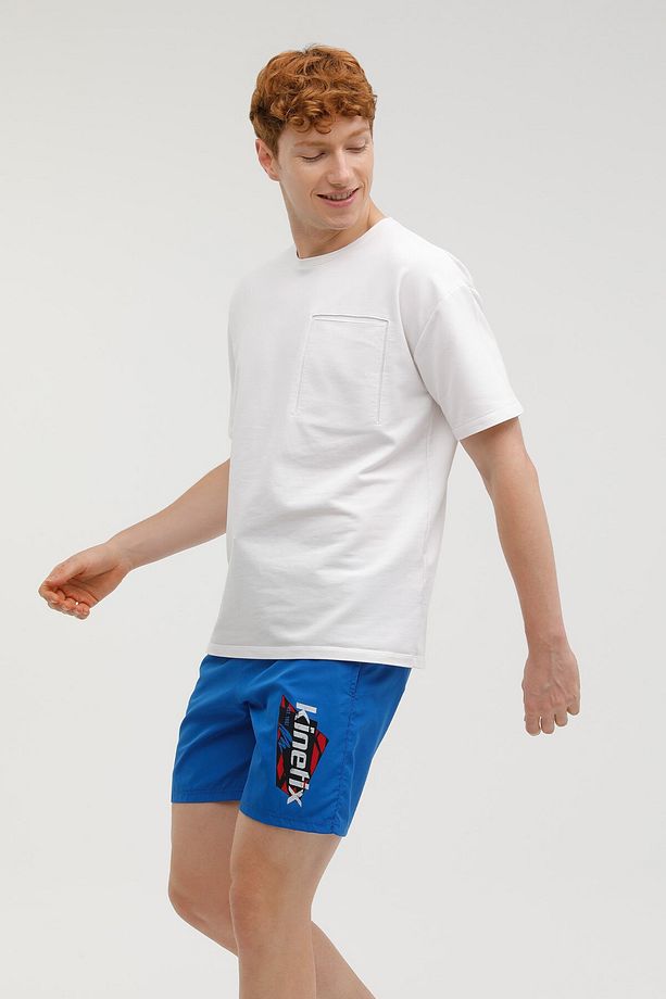 Sn338 Maxım Swım Short 2f Saks Erkek Deniz Şortu - 3