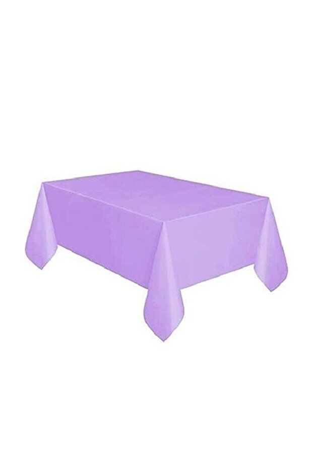 Makaron Lilac Color Plastic Tablecloth 120X180 cm