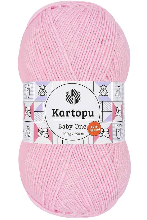 Baby One Non-Pilling Hand Knitting Yarn Wool Light Pink K782