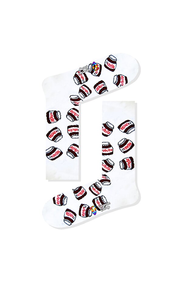 Nutella Milk Colored Socks - 1