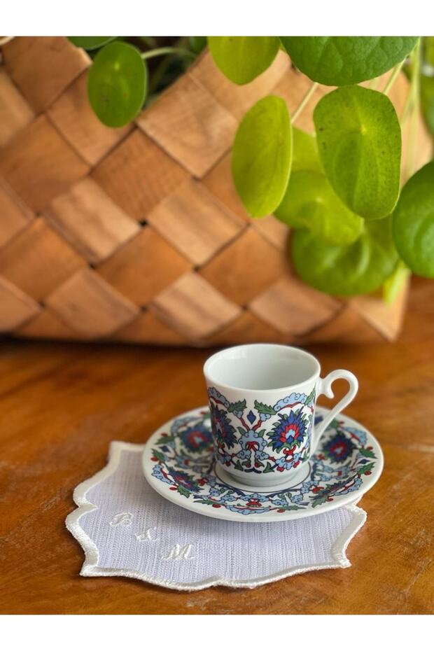 منديل تقديم القهوة، حامل العرض - 1