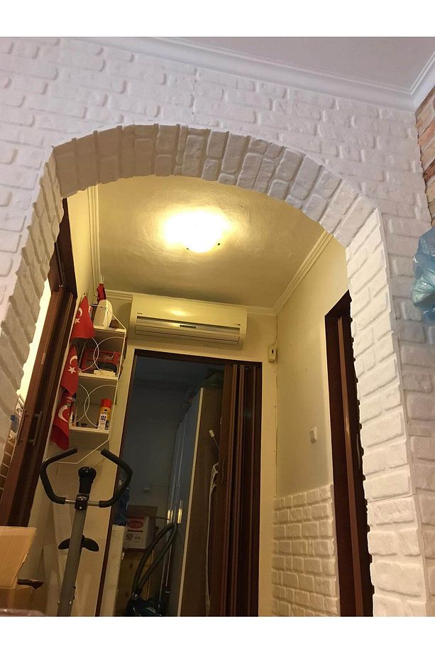 5 Adet (2,5M2) X Tuğla Desenli 3 Boyutlu Renkli Strafor Köpük Duvar Kaplama Paneli (BR-516) - 4