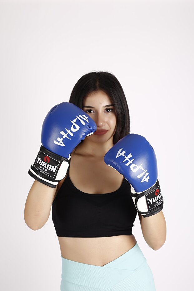 Alpha Mavi Muay Thai Boks Eldiveni - 1