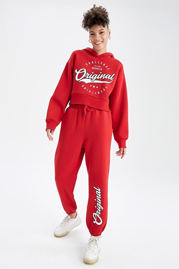 Coool Loose Fit Kapüşonlu Sweatshirt - 4