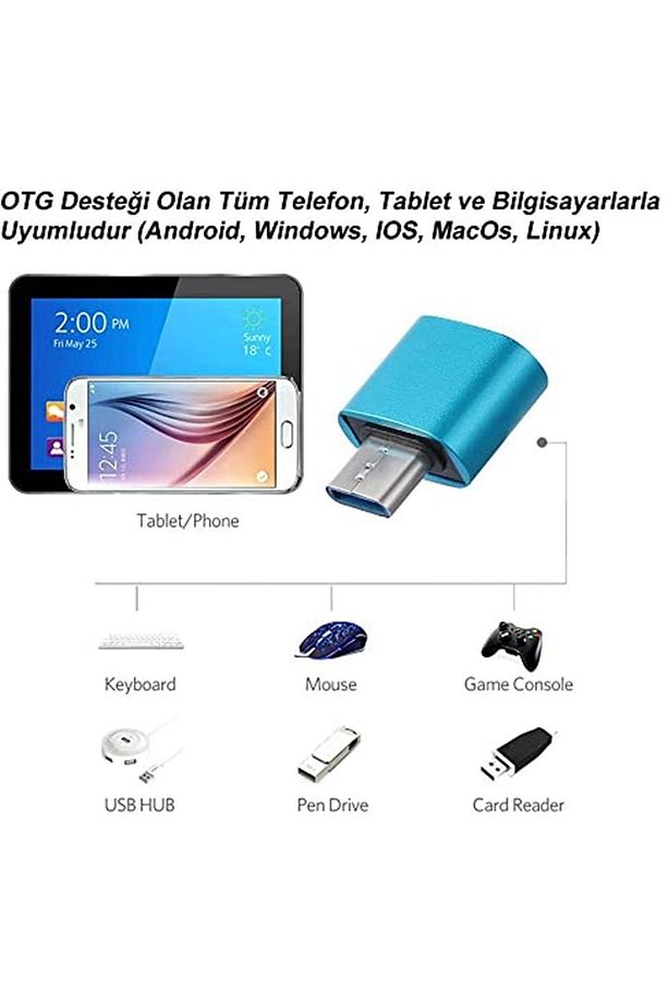 Px-510x Type C To Usb Çevirici, Type C Otg, Type C Usb3.0 Dönüştürücü, Type C Konnektör, Type - 2