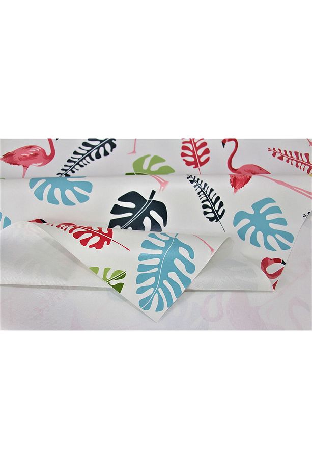 Astarlı Silinebilir Pvc Muşamba Masa Örtüsü Flamingo - 8094-1 - 4