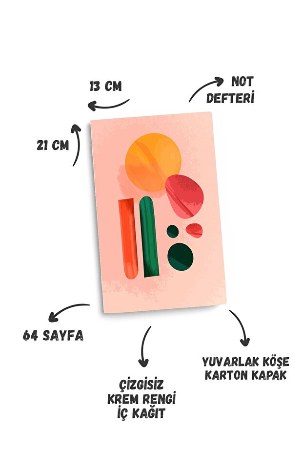 مفكرة غير مبطنة 13x21 سم - 5