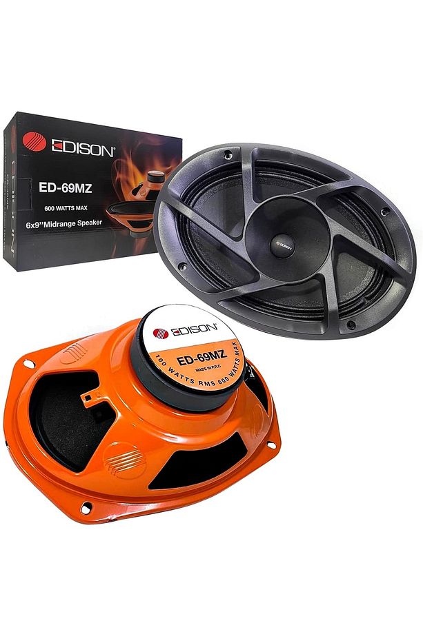 Oto Mıdrange Oval 6x9 600w Kapaklı 2 Adet Ed-69mz - 1