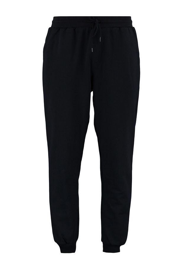 Siyah Basic Regular/Normal Kesim Lastik Paça Jogger Eşofman Altı TMNSS20EA0053 - 7