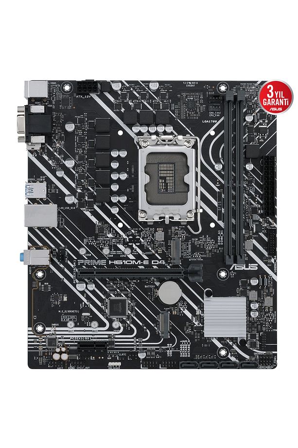 PRIME H610M-E D4 DDR4 HDMI DP PCIe 16X v4.0 1700p mATX - 2