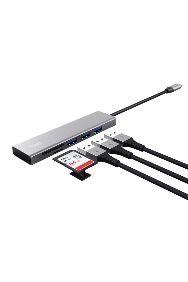 24191 Halyx Fast 3.2 Usb-c Hub & Card Reader - 1