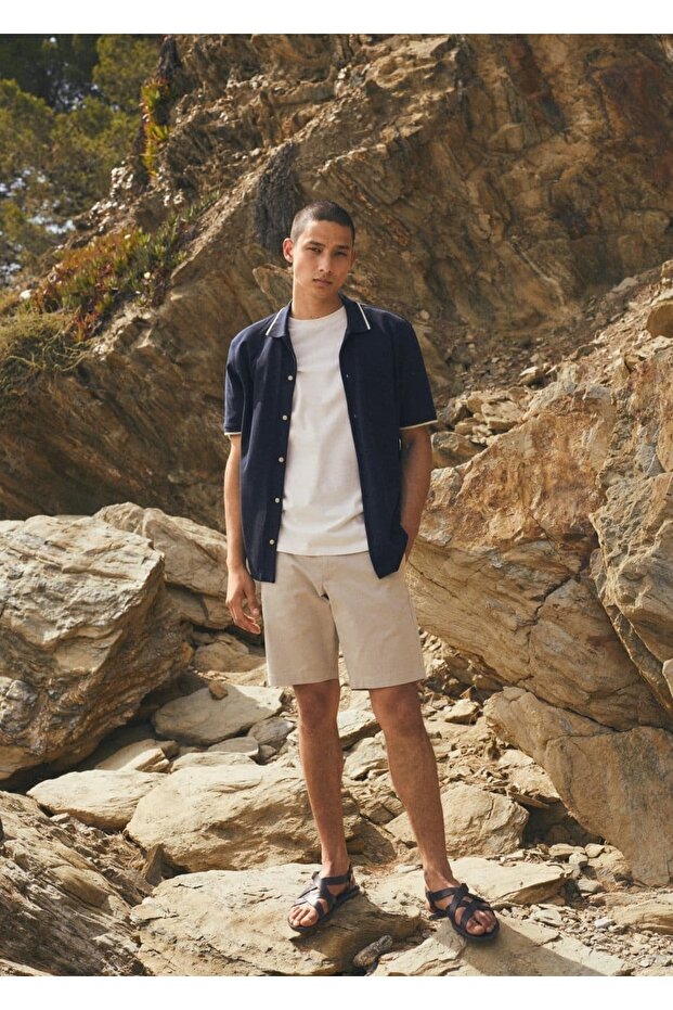 Chino Bermuda Şort - 5
