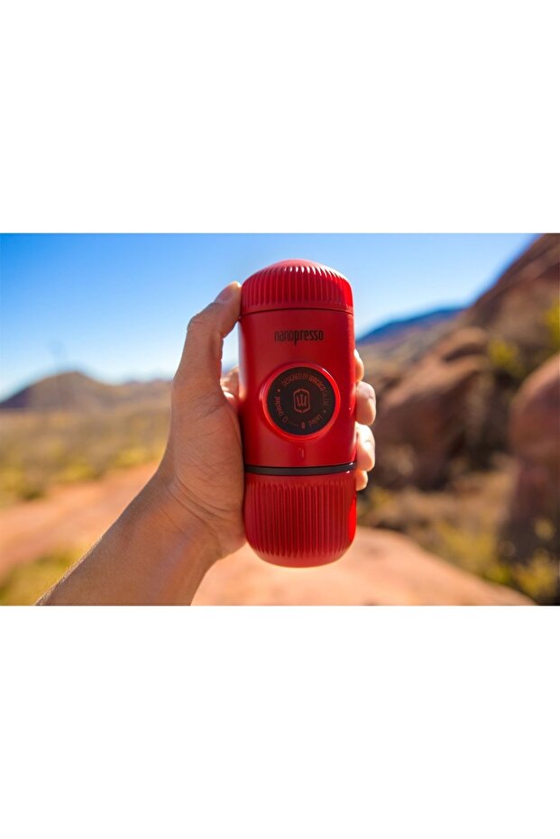 ماكينة اسبريسو يدوية Nanopresso - أحمر