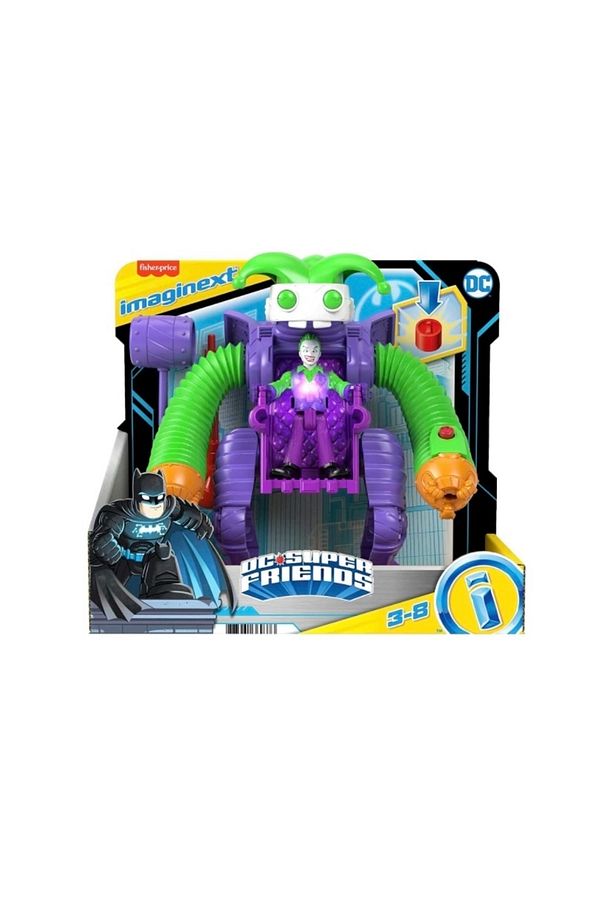 Dc Super Friends Imaginext The Joker Battling Robot Hgx80 - 6