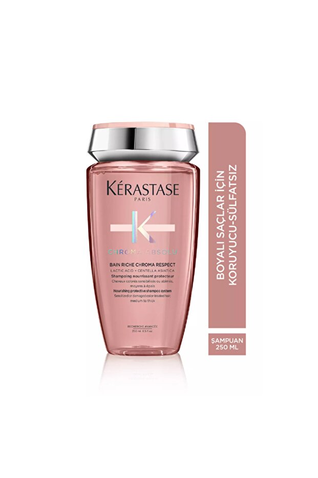 Chroma Absolu Bain Riche Respect Softness Less Color Induced Frizz Shampoo 250 Ml - 2