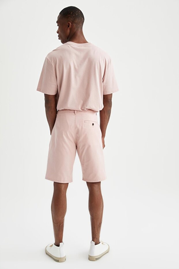 Regular Fit Bermuda Şort - 5