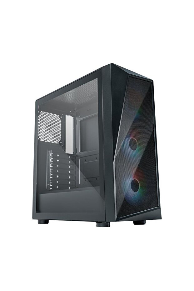 علبة كمبيوتر متوسطة الحجم للألعاب من كولرماستر طراز Cmp520 Tg-Cp520 Kgnn-S00