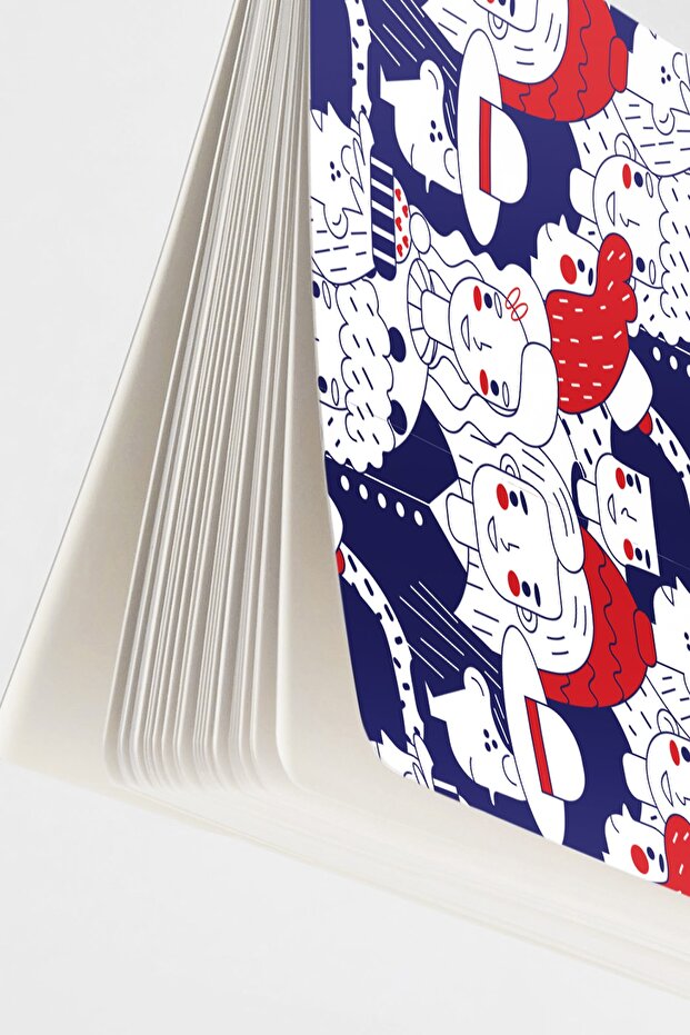 13x21cm Unlined Notepad - 2