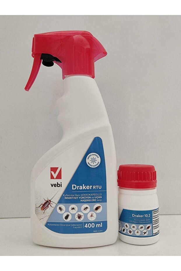 Draker 10.2 400ml + 50 Ml Draker Rtu Haşere Ilacı - 1