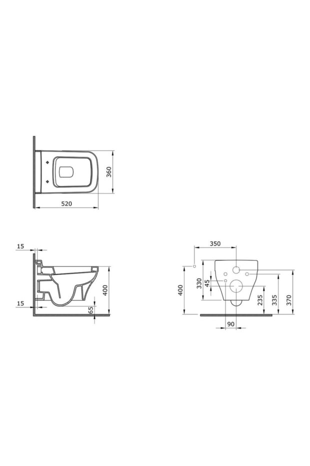 Scala Asma Klozet + Droplast Soft Close Kapak - 3