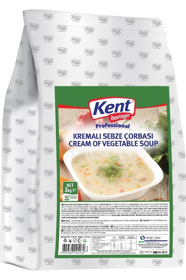 Prof. Kremalı Sebze Çorbası 3 Kg