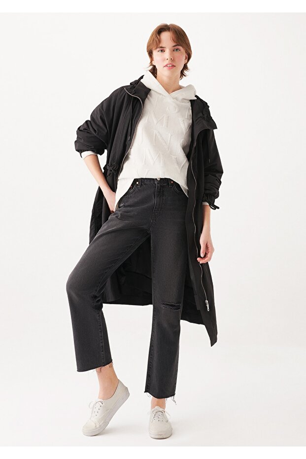 New York Ripped Gray Jean Trousers 101441-80793