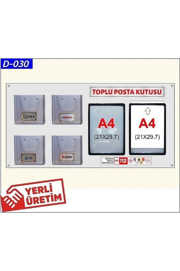 D-30 Toplu Posta Kutusu - 1