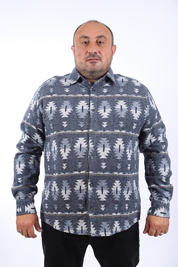 Lumberjack Shirt Mc Three Rug Print 22212-indigo
