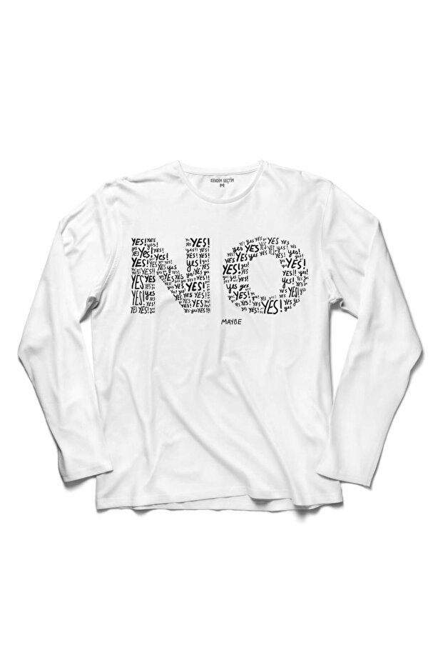 Yes No Maybe Yes No Maybe Turing Test Into Long Sleeve T-Shirt