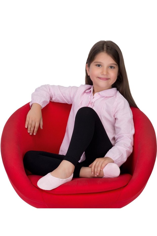 Girl's Black Thermal Tights Polar Ic Yüyez