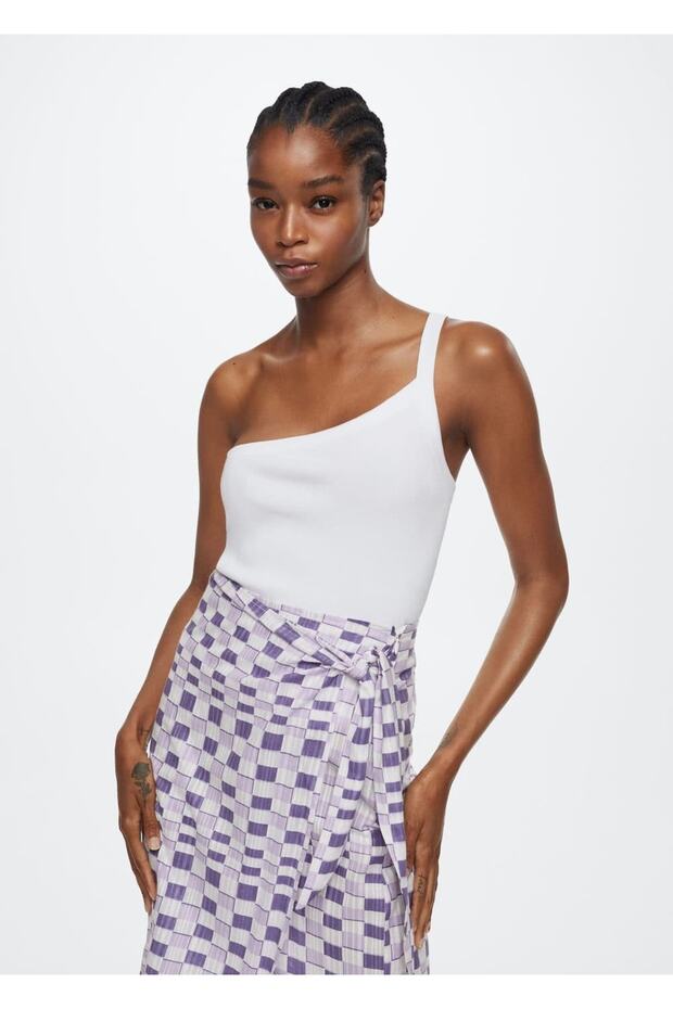 Geometrik Desenli Etek - 7