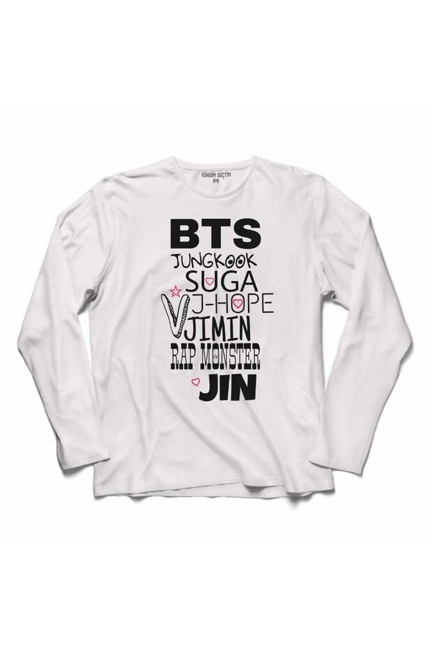 Bts Bangtan Boys Junkook Suga Jimin Long Sleeve T-Shirt
