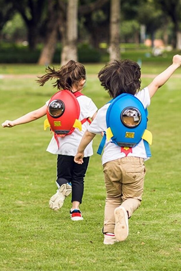 حقيبة ظهر روكيت لرياض الأطفال / أحمر - 2