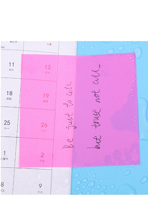 Şeffaf Post-it Yapışkanlı Not Kağıdı 200 Adet 4 Renk - 5