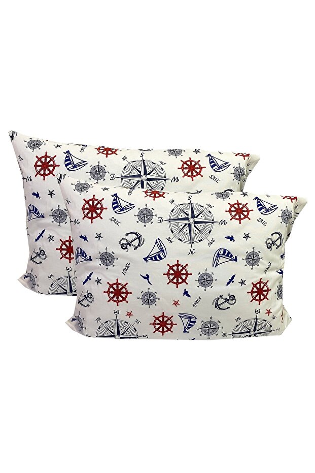 Pillow Case Ranforce 2 Pack Vip Cotton 50x70 Cm-marin