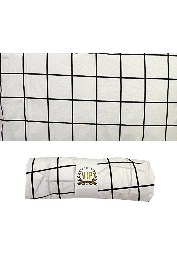 Single Fitted Bed Sheet Ranforce Vip Bed Sheet 100x200 Cm White Board