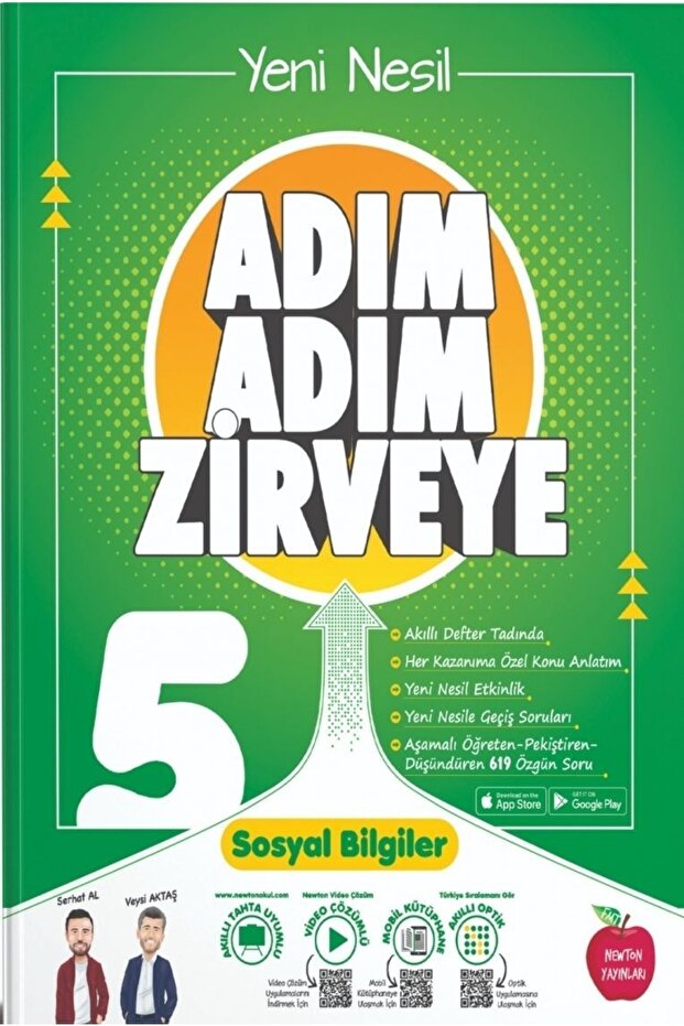 5. Sınıf Adım Adım Zirveye Sosyal Bilgiler Konu Anlatım / Newton Yayınları / 9786057336620 - 1