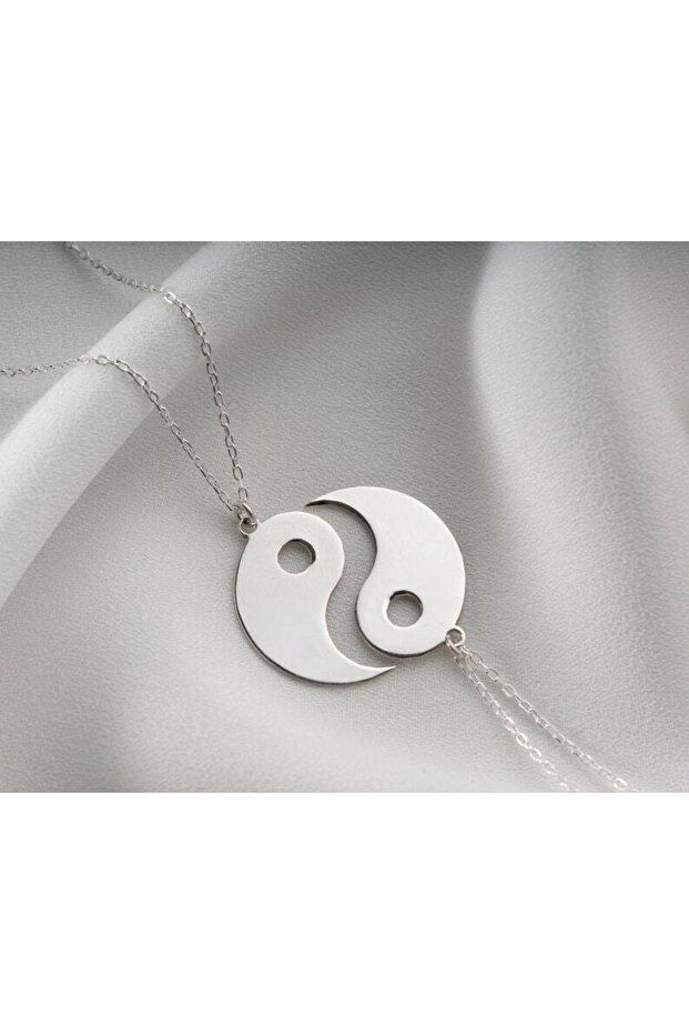 925k Kolye Çift Yin Yang
