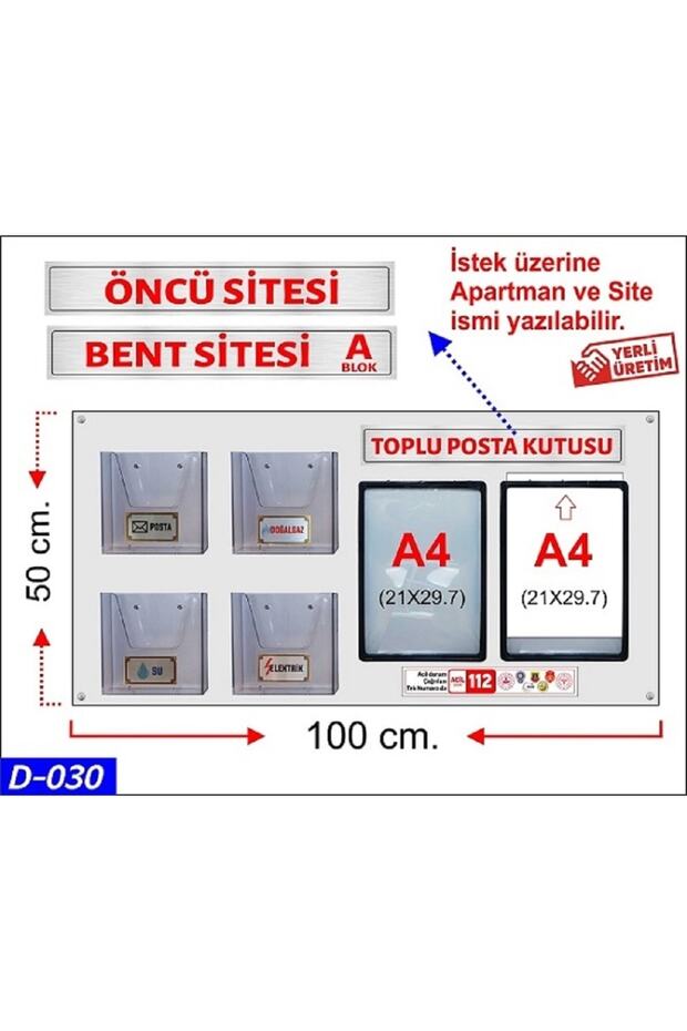 D-30 Toplu Posta Kutusu - 2